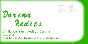 dorina nedits business card